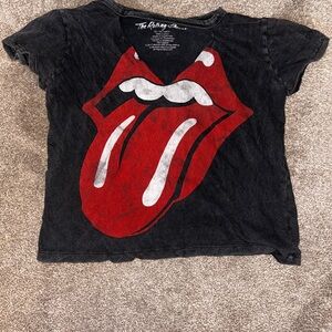 Rolling Stones Black Graphic Tee